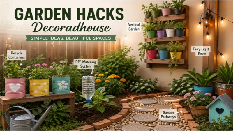 Garden Hacks Decoradhouse: Easy Ideas